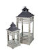 ED Collection Felinar Lemn Gri 29x27x67buc 1buc