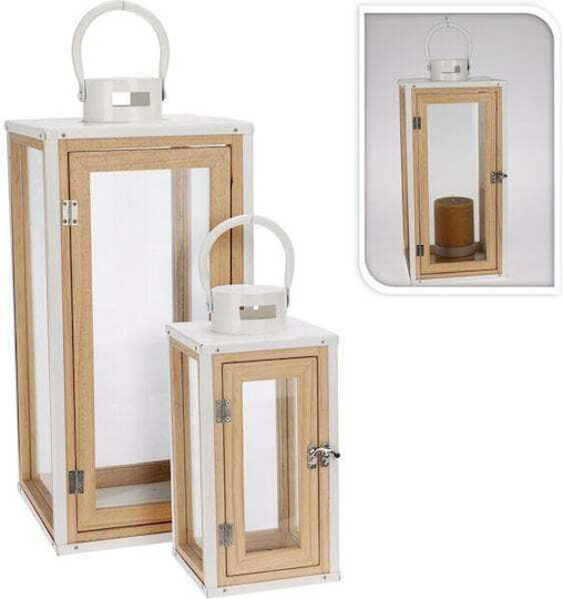 Koopman Felinar Lemn Alb 14.5x14.5x30.5buc 1buc