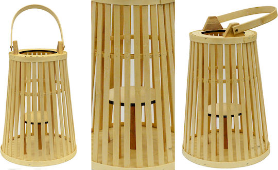 Faitakis Pack Laterne Bamboo Beige 22x46cm 1Stück
