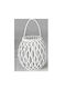 Palma Emporio Tabletop Wooden Lantern White