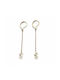 Nire Earrings Dangling made of Steel Gold Plated