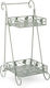 Bizzotto Plant Stand Metal Green 41cmx34cmx78cmcm.