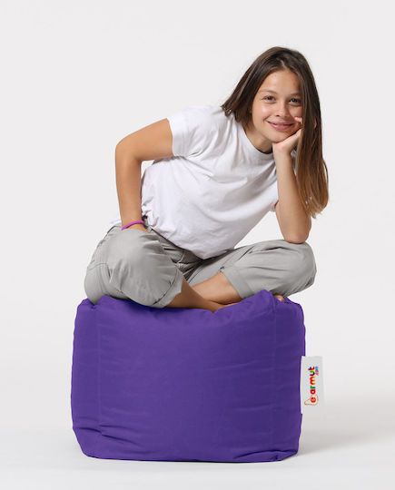 Square Stool Purple 45x45x45cm