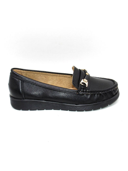 Super Mode Women's Loafers in Black Color