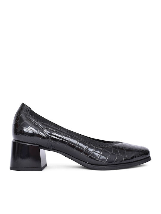 Pitillos Anatomic Patent Leather Black Heels -BLACK