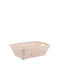 Dekorativer Korb Korbweide mit Griffen Beige 51x35x18cm Bizzotto