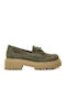 Γυναικεία Loafers σε Χακί Χρώμα