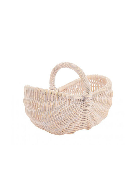 Wicker Decorative Basket Bizzotto