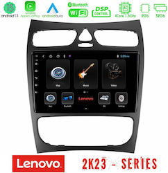 Lenovo Автомобилна Аудио Система за Mercedes-Benz Клас CLK 2000-2004 (Блутут/USB/WiFi/GPS) с Тъчскрийн 9"