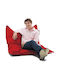 Waterproof Bean Bag Bolster Poof Red 100x100cm
