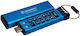 Kingston IronKey Keypad 200C 64GB USB 3.2 Stick with connection USB-C Blue