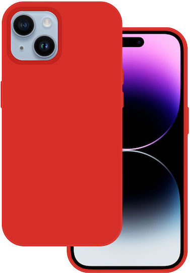 Tel Protect Back Cover Σιλικόνης Κόκκινο (iPhone 15)