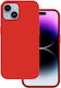 Tel Protect Premium Back Cover Σιλικόνης Κόκκινο (iPhone 15 Plus)