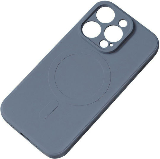 Tel Protect Umschlag Rückseite Silikon 2mm Marineblau (iPhone 15 Pro)