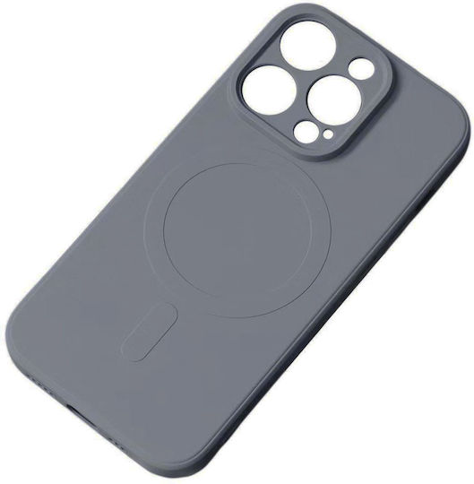 Tel Protect Umschlag Rückseite Silikon 2mm Gray (iPhone 15 Pro)