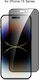 Vivid Privatsphäre Vollflächig gehärtetes Glas Schwarz (iPhone 15 Pro)