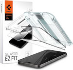 Spigen Tempered Glass 2τμχ Μαύρο (iPhone 15 Pro Max)