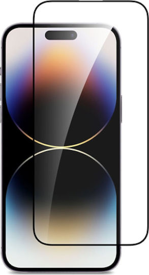 Vivid Full Face Tempered Glass Μαύρο (iPhone 15 Pro Max)
