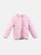 Shine Kinder Gestepptes Kurzes Jacke mit Kapuze Flieder