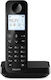 Philips D2701 Telefon fără fir cu Meniu în Limba Greacă Negru