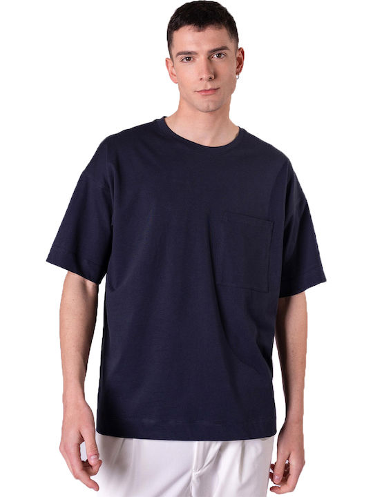 Premium Denim T-shirt Μπλε