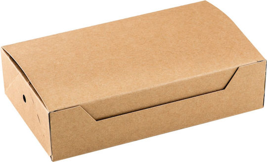 Χάρτινο Κουτί Κρέπας Kraft 22x13x5.5εκ.