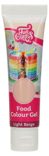 Fun Cakes Χρώμα Ζαχαροπλαστικής σε Μορφή Gel Μπεζ 30gr Σωληνάριο