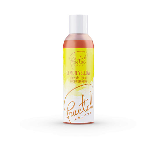Fractal Colors Colorant pentru Cofetărie în Formă Lichidă Galben 1buc 100ml
