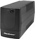 Qoltec FR UPS Line-Interactive 650VA 360W with 2 Schuko Power Plugs