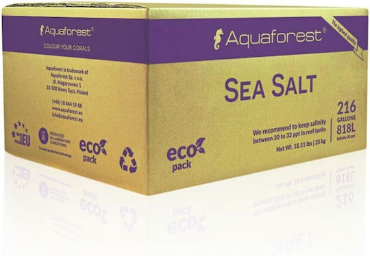 Aquaforest Sea Salt Aquarium Water Treatment Product 10000ml 25kg