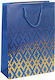 Keskor Hârtie Geantă pentru Cadou Albastru 30x12x41.5cm.