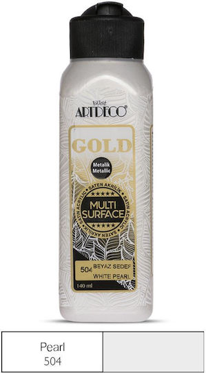 Art & Hobby Ακρυλικό Χρώμα Ζωγραφικής Χρυσό 140ml