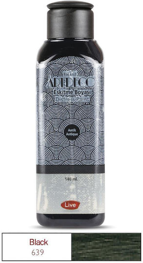 Art & Hobby Ακρυλικό Χρώμα Ζωγραφικής Black 639 140ml