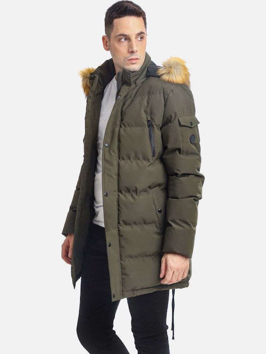 Χειμωνιάτικο Μπουφάν Puffer Χακί