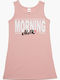 Minerva Kids' Nightgown Summer Pink Morning Milk