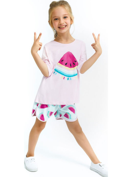 Roly Poly Kids' Pajamas Summer Cotton Pink