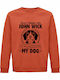 Dont Make Me John Wick My Dog Sweatshirt Orange