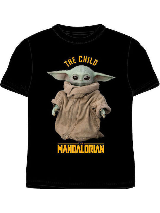 Disney The Mandalorian Yoda The Child T-shirt Star Wars Μαύρο