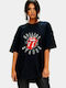 Pegasus Lux In Tenebris Rolling Stones T-shirt Black Cotton