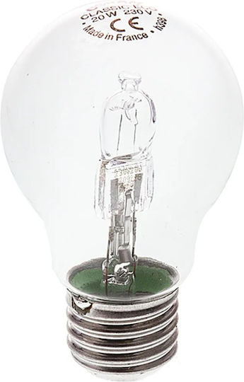 Elvhx Λάμπα Αλογόνου για Ντουί E27 με Ισχύ 20W 230V