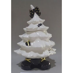 Iliadis Christmas Decorative Ceramic Tree 18cm White