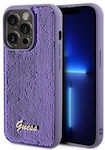 Guess Script Logo Back Cover Purple (iPhone 14 Pro Max)