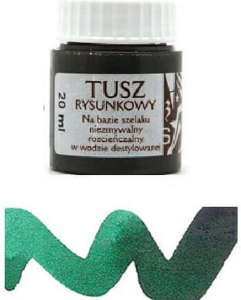 Renesans Chinesische Tinte Flüssige Handwerksfarbe Grün 20ml