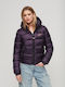 Superdry Women's Short Sports Jacket for Winter Purple