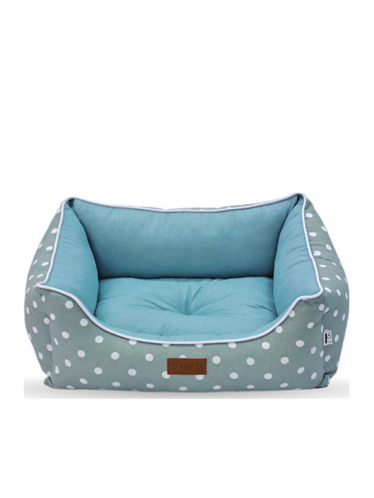 V.I.Pets Cozy Sofa Dog Bed Blue 54x44cm