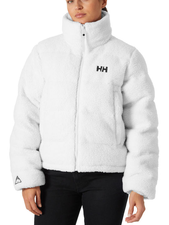 Helly Hansen Scurt Jachetă de femei Puffer pentru iarnă Alb