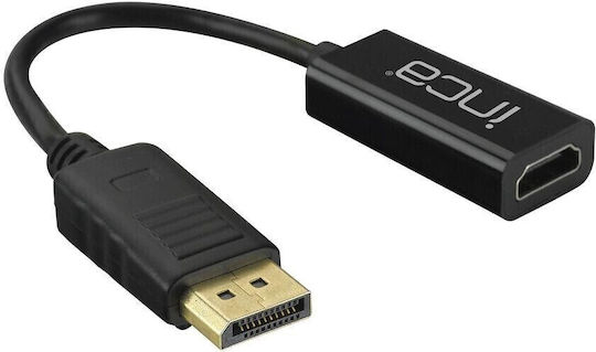 Inca Μετατροπέας DisplayPort male σε HDMI female (IDTH-07)