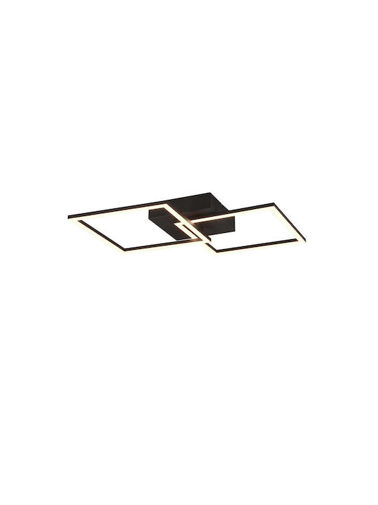 Trio Lighting Deckenleuchte mit integriertem LED in Schwarz Farbe 60Stück