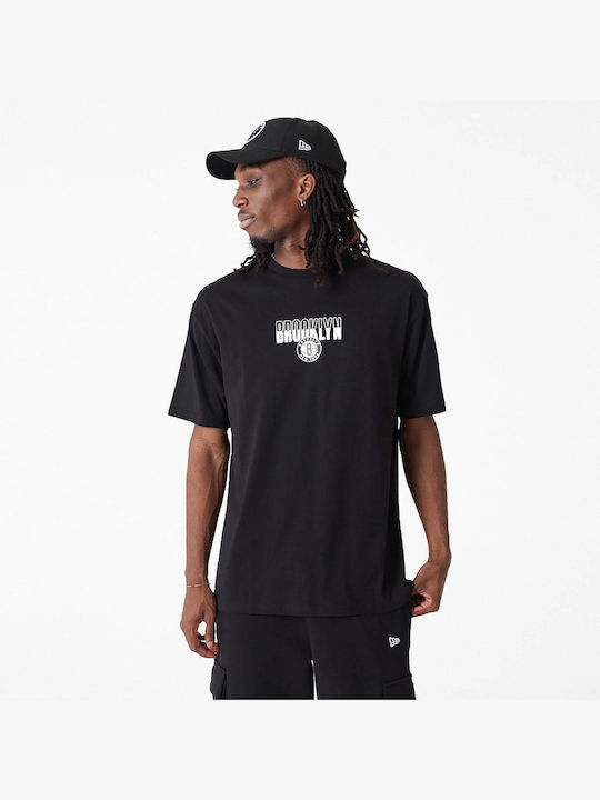 New Era City Men's Athletic T-shirt Short Sleeve Black