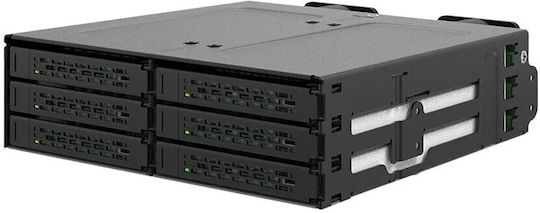 Icy Dock ToughArmor Θήκη για 6 Σκληρούς Δίσκους 2.5" SATA III